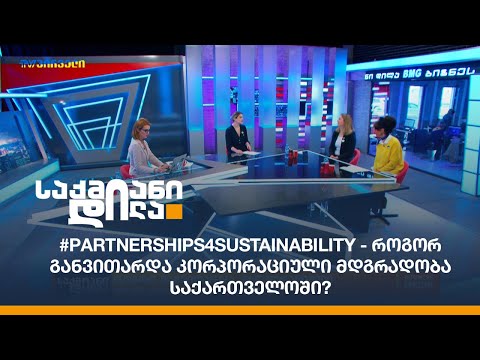 #partnerships4SUSTAINABILITY - როგორ განვითარდა კორპორაციული მდგრადობა საქართველოში?
