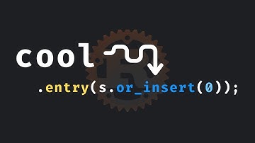 56: Hash maps are cool in Rust