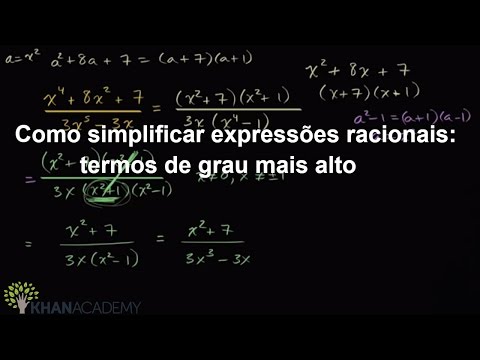 Vídeo: Como você simplifica expressões racionais com multiplicação?