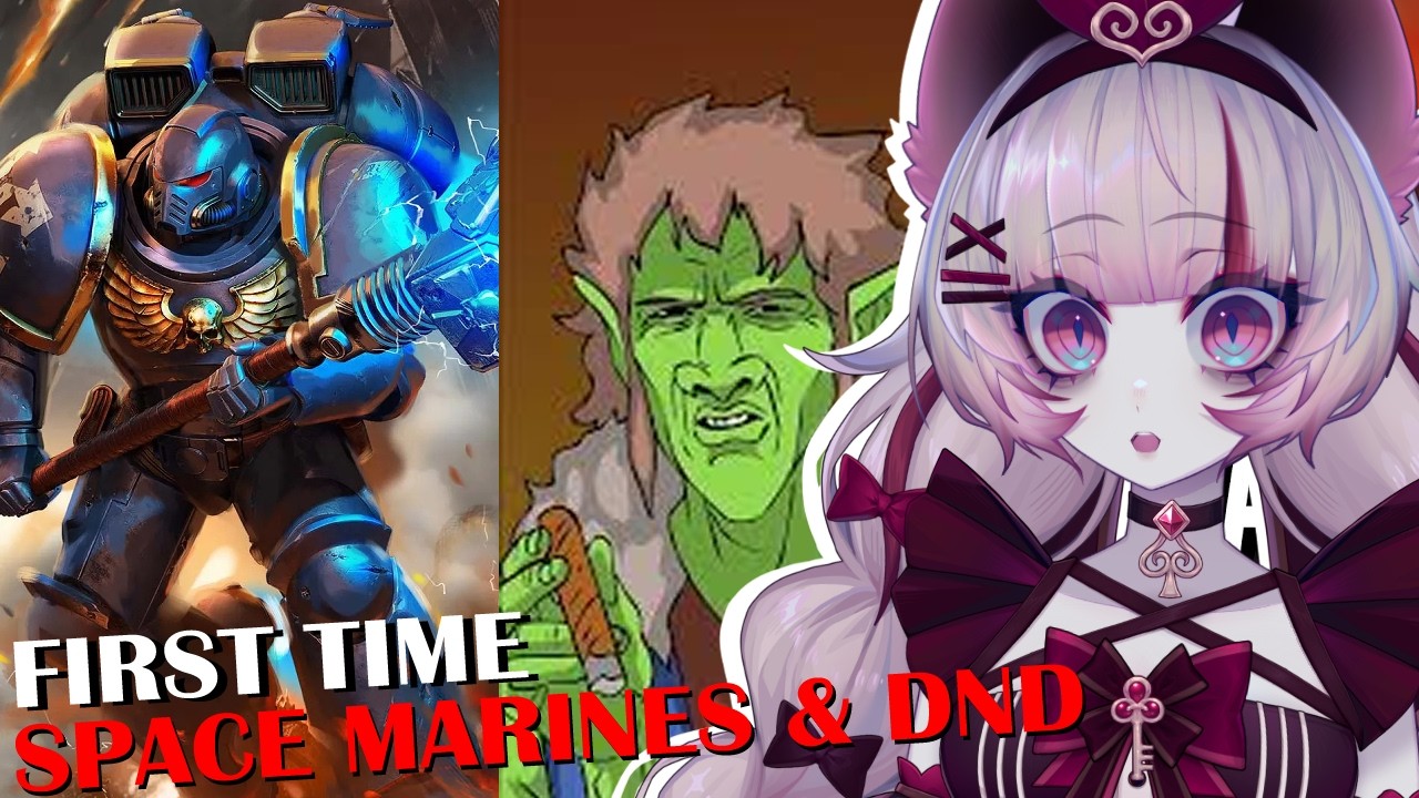 Vtuber's First Reaction to Every Single Warhammer Space Marine Legion in a Nutshell | 40k Reaction