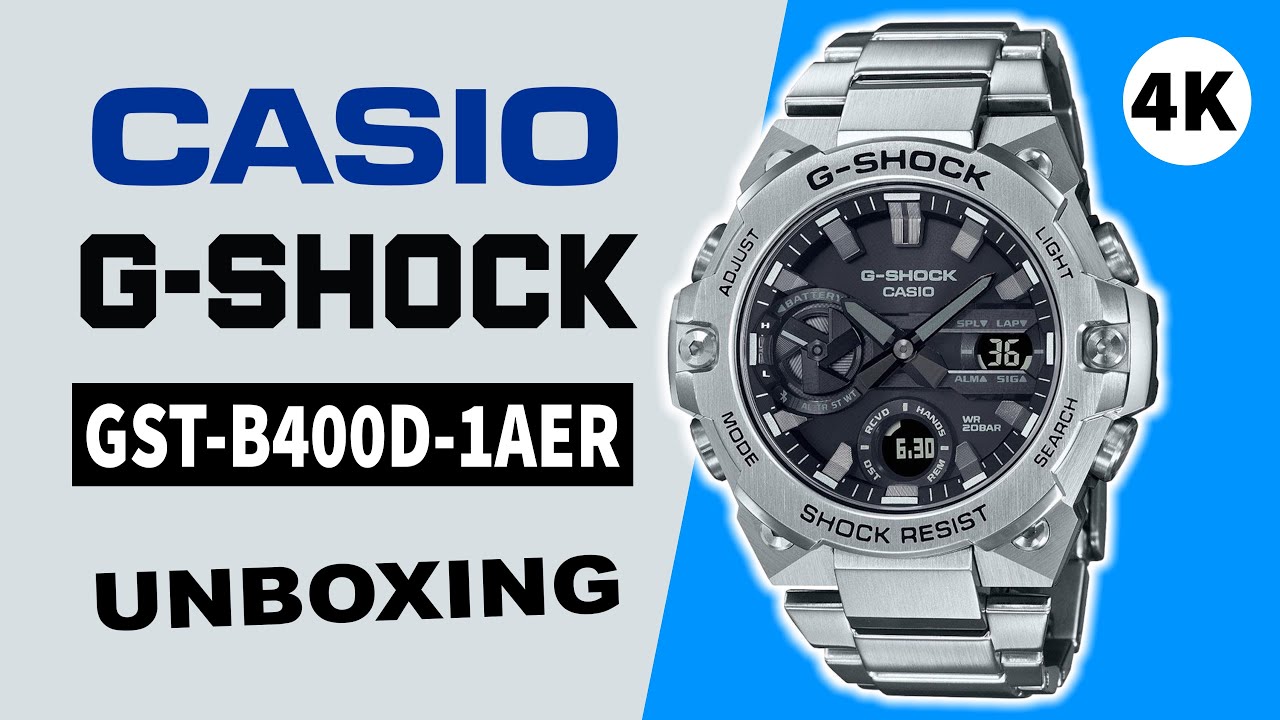 CASIO G-SHOCK GST-B400D 箱 コマあり CASIO G-SHOCK GST-B400D 箱 コマあり - メルカリ