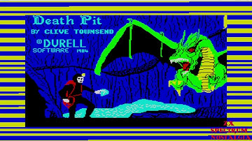 Rare and unreleased game Death Pit by Durell 1984 (Full tape load)  **read description**