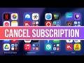 How to Cancel App Subscriptions from iPhone / iPad