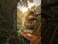 Abandoned Amazon Jungle Tower Restored Into a Luxury Paradise 🌴#bunker #shorts #survival