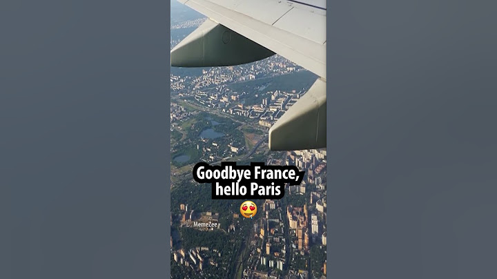 goodbye france, hello paris