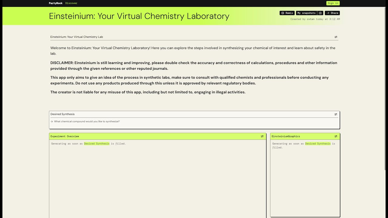 Einsteinium Your Virtual Chemistry Laboratory