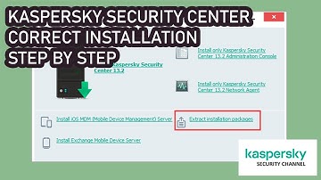 Kaspersky Security Center 13 Installation Step By Step