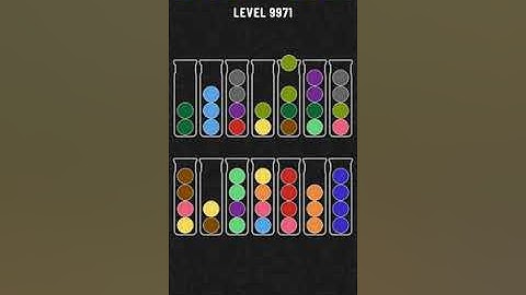 Ball Sort Puzzle Level 9971 / Water Sort Puzzle Level 9971  / all the same