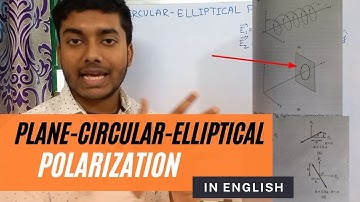 How Plane Elliptical Circularly Polarized Light Form| Plane Of Vibration |Polarization Of Light