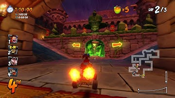 CTR Nitro-Fueled PS4 100% Part 21 - Cortex Castle (Trophy) (Hard)