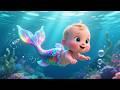 Baby Mermaid Ocean Adventure 🌊🧜‍♀️ | Fun Kids Song | Magical Nursery Rhyme