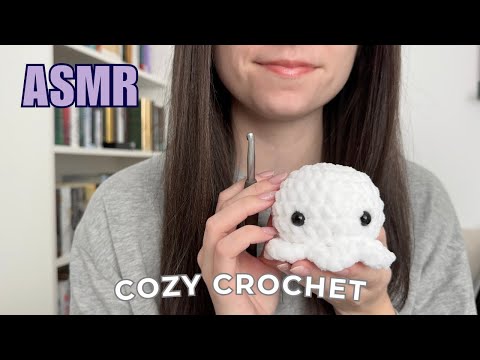 ASMR Crochet | Whispers and Fabric Sounds 🐙