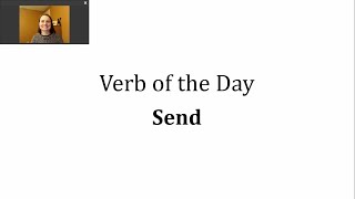 Verb of the Day - Send