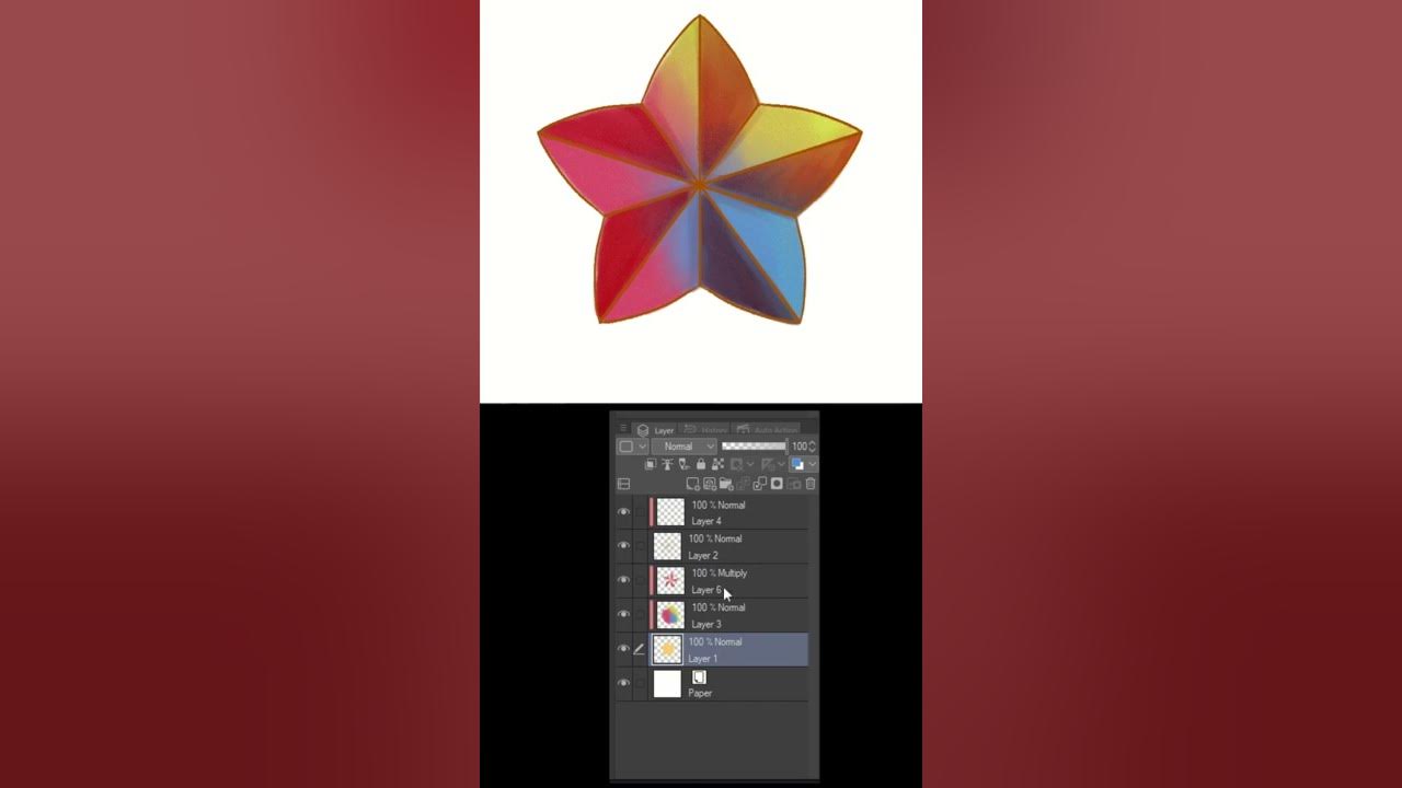 How do Clipping Masks Work in Clip Studio Paint ✦ Part #shorts -