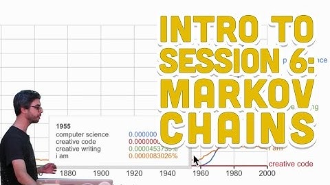 6.1: Intro to Session 6: Markov Chains - Programming with Text