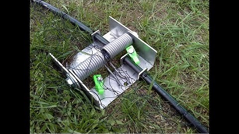 8-foot eagle bownet setup with remote trigger