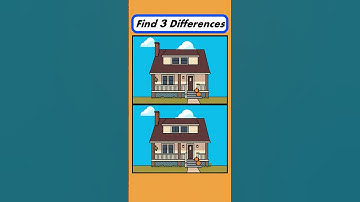 find 3 differences #40 - house #find #spot