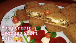 Quick &amp; Delicious Snack Using Cream Crackers.
