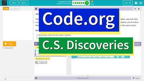 Code.org Lesson 10.6 B Text | Tutorial with Answers | Challenge B White Text on White Background