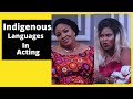 Indigenous languages in acting