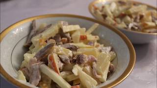 Салат с ананасом за 5 минут Салат с ананасом за 5 минут
