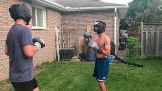 Backyard Boxing Pt 2
