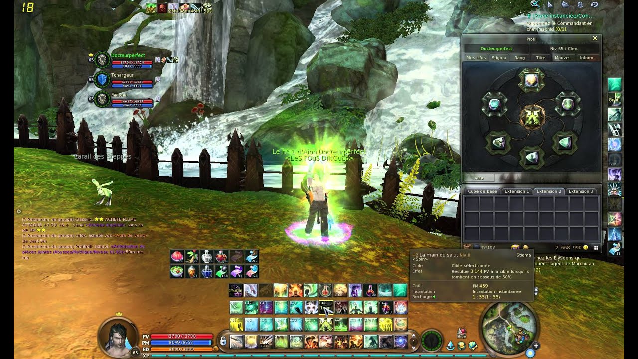 aion stigma clerc heal pvp - YouTube