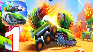 Tanks A Lot - 3v3 Brawls Gameplay Walkthrough Part 1 (IOS/Android)