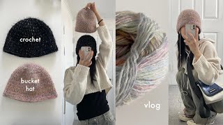 💬 vlog | 동그란 것은 어쩐지 마음에 들어 | crochet bucket hat