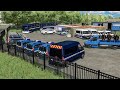 Poste de police avec prison secrte plein de voitures de police et bus de gendarmerie  fs 22