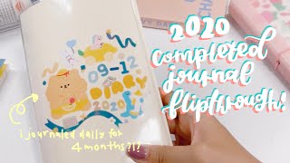 a completed daily journal flipthrough ep 2 | late upload but i’m back 😳