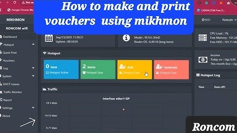 How to make and print vouchers wifi business using mikhmonV3  server 