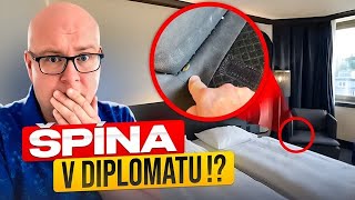 Spím v hotelu Diplomat | Špína? | Vyplatí se připlatit za "lepší" pokoj?