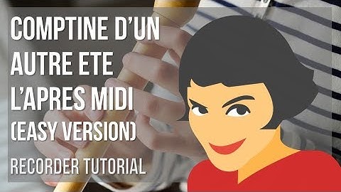 How to play Comptine d