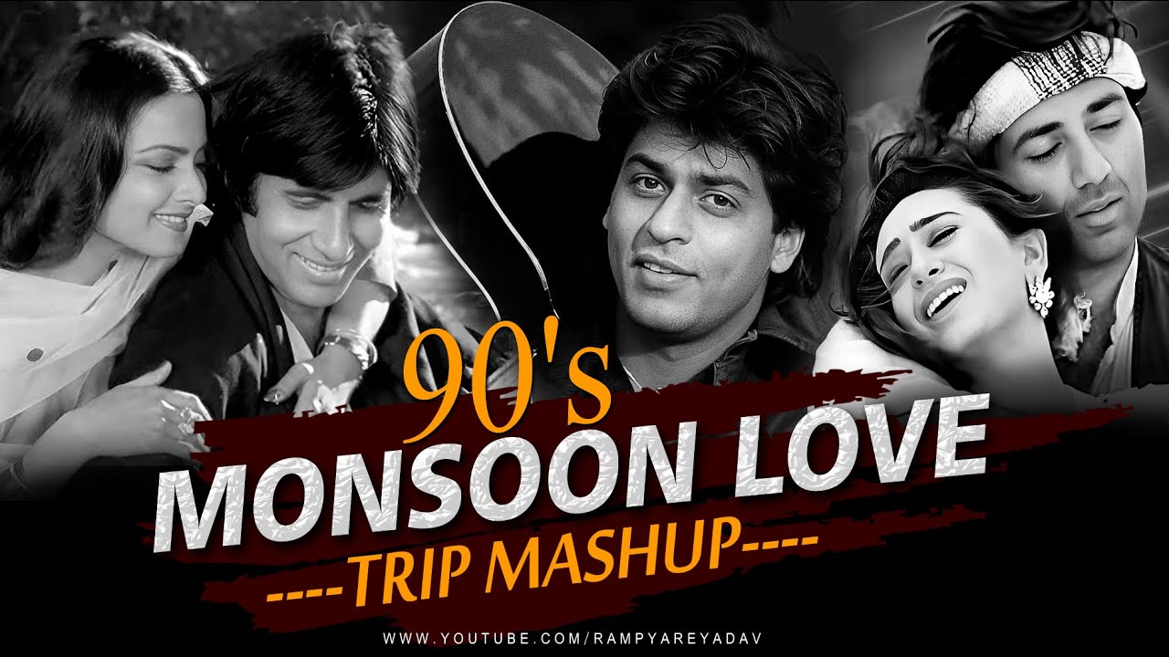 90s Monsoon Love Mashup | Best of 90s Romantic Songs | Ultimate Rainy Day Jukebox - 90s GoldenMashup