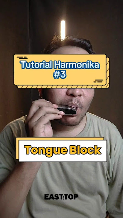 Belajar tongue block di harmonika #belajarharmonika #tutorialharmonika #harmonika #harmonica #music