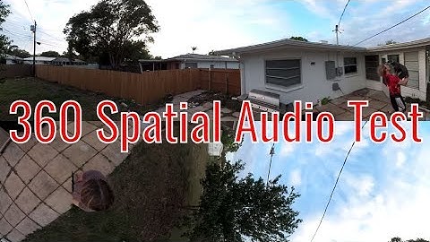 360 Video Test w/Spatial Audio (Zoom H2n & Yi 4K)