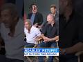 Mel Gibson Breaks Chair During Expendables Lll Reunion Interview Sylvesterstallone Melgibson