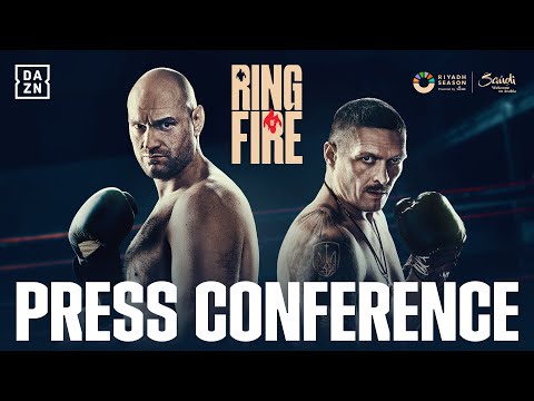 TYSON FURY VS. OLEKSANDR USYK PRESS CONFERENCE LIVESTREAM (RIYADH SEASON)