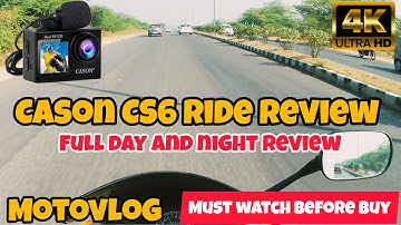 Motovlog with Cason Cs6| Full Review Pros and Cons | Watch Before  Buy #cason #Shotoncason