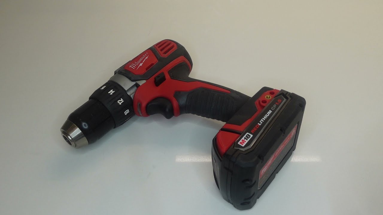 Milwaukee M18 cordless drill how to change battery YouTube