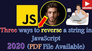 How to reverse a string in javaScript in THREE WAYS for Beginners