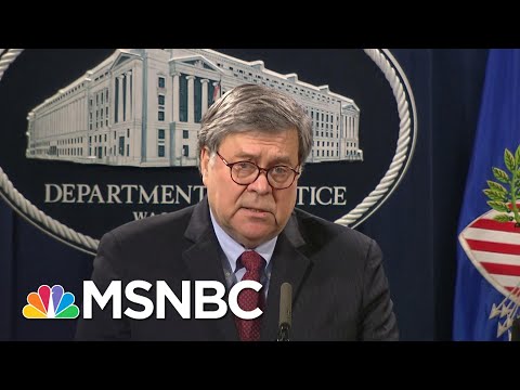 Barr: We Will Work To Ensure 'Racism Plays No Part In Law Enforcement' | MSNBC