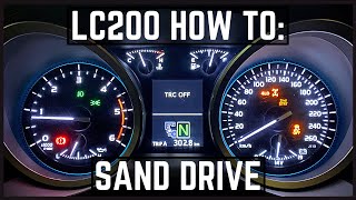 LC200 | How to drive in sand | Traction Control | ATRAC & VSC | 4x4 sand dunes & beaches |200 series