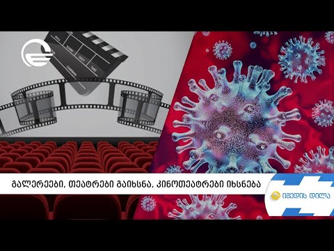 გალერეები, თეატრები გაიხსნა, კინოთეატრები იხსნება