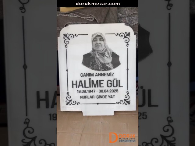 Lazer Resimli Mermer Mezar Taşı | Mezar Taşına Resim | #mezar #mezartaşı #lazer #resim