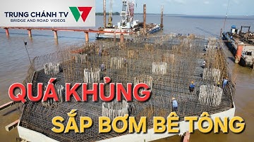 Cầu Đại Ngãi 1| Dai Ngai Bridge| P24 chuẩn bị bơm bê tông bệ trụ