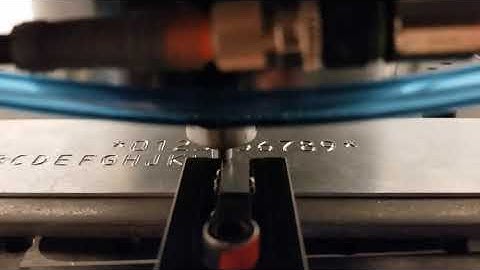 Scribe Machine Marking Automotive Steel