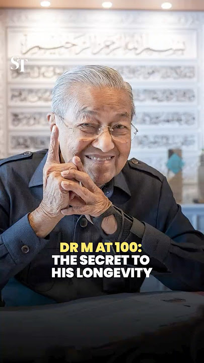 Dr Mahathir Mohamad on the secret to his longevity | Dr M at 100
