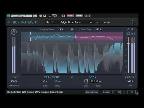 Arturia Bus TRANSIENT｜1分でわかるモダン質感トランジェント・サウンドデモ
